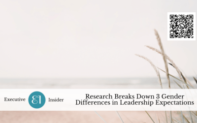 Research Breaks Down 3 Gender Differences in Leadership Expectations
